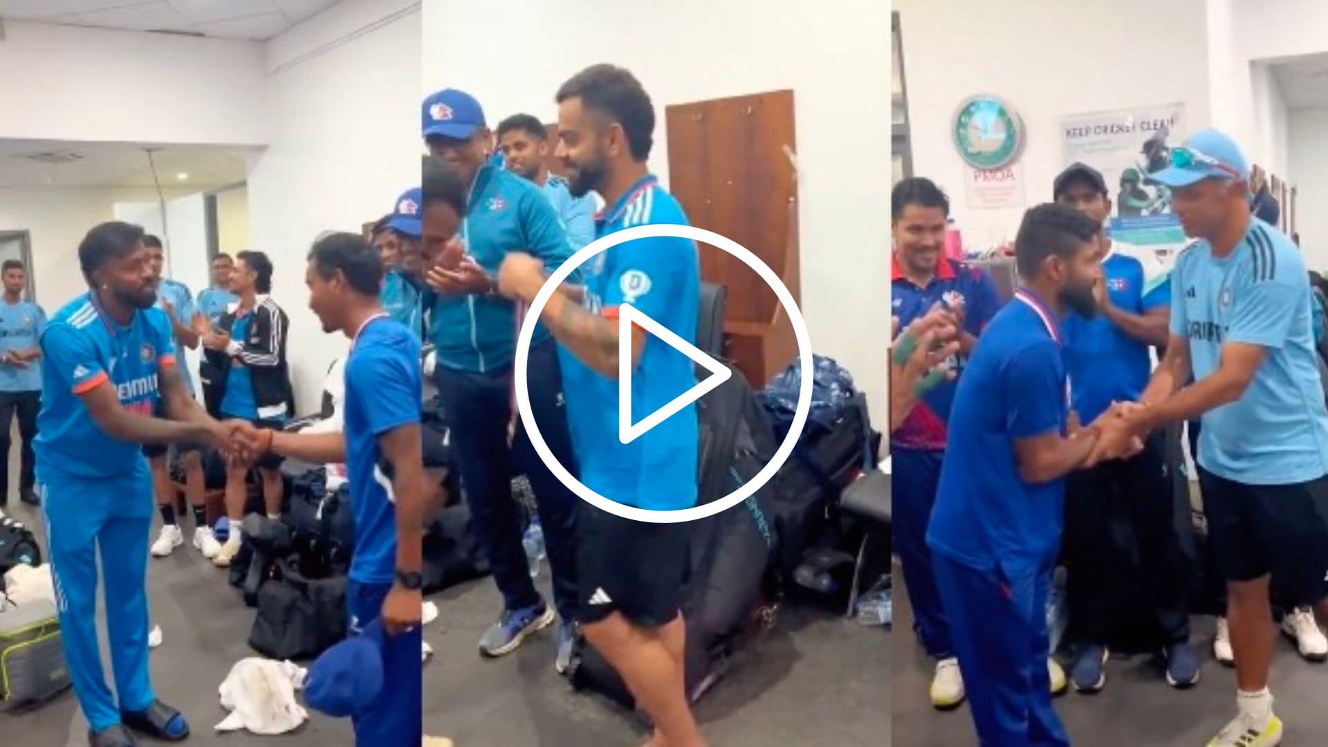 [Watch] Virat Kohli, Hardik Pandya Felicitate Nepal Players After IND vs NEP